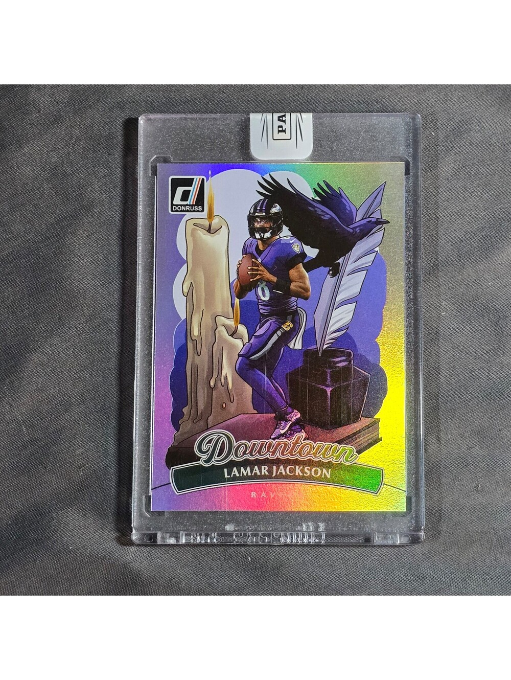 2025 Panini Donruss Lamar Jackson Downtown! SP #1 Ravens Sealed By Panini